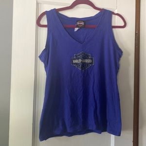 Harley Davidson tank top Covalt bluish